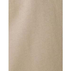 Bisiklet Yaka Tişört Cep Detaylı Nakışlı Kısa Kollu - KOTON - 4SAM10231HK - HAKİ - XL