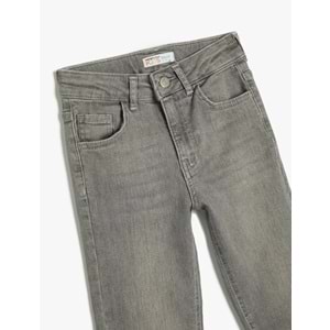 Erkek Çocuk Giyim Kot Pantolon - KOTON - 4SKB40036TD - GRİ - 7-8 YAŞ