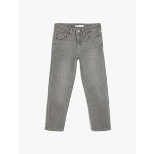 Erkek Çocuk Giyim Kot Pantolon - KOTON - 4SKB40036TD - GRİ - 7-8 YAŞ