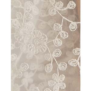Crop Dantelli Bluz Balon Kollu Kare Yaka - KOTON - 4SAK80346EK - EKRU - L