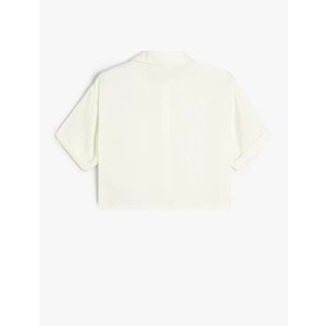 Kız Çocuk Giyim Gömlek - KOTON - 4SKG60100AW - BEYAZ - 4-5 YAŞ