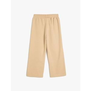 Kız Çocuk Giyim Eşofman Altı - KOTON - 4SKG40225AK - BEJ - 6-7 YAŞ