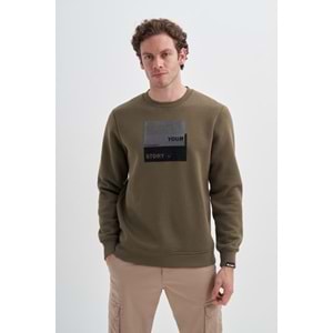 CAZ 5066 3 İPLİK SWEAT - CAZADOR - 24KCEEO05066 - HAKİ - L