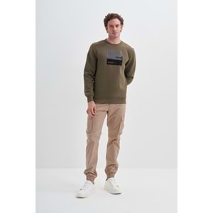 CAZ 5066 3 İPLİK SWEAT - CAZADOR - 24KCEEO05066 - HAKİ - L