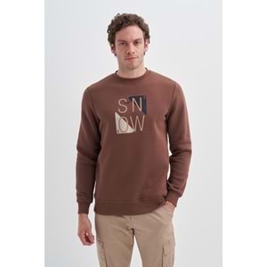 CAZ 5138 3 İPLİK SWEAT - CAZADOR - 24KCEEO05138 - KAHVERENGİ - L