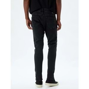 Super Skinny Fit Kot Pantolon - Justin Jean - KOTON - 4SAM40124ND - SİYAH - 29/32