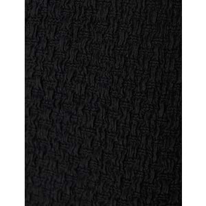 Dokulu Kalem Etek Midi Boy Yırtmaç Detaylı Slim Fit - KOTON - 5WAK10083EK - SİYAH - XL