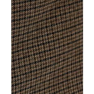 Havuç Kesim Pantolon Kısa Paça Standart Bel Cepli - KOTON - 5WAK40006EW - KAHVERENGİ EKOSE - 36