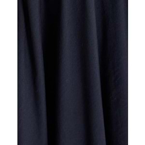 A Kesim Mini Etek Yün Karışımlı Standart Bel - KOTON - 5WAK70034PW - LACİVERT - 42