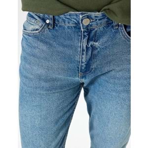 Slim Fit Kot Pantolon - Brad Jean - KOTON - 5WAM40168ND - ORTA İNDİGO - 34/30