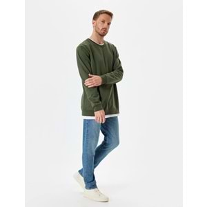 Slim Fit Kot Pantolon - Brad Jean - KOTON - 5WAM40168ND - ORTA İNDİGO - 34/30