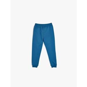Erkek Bebek Jogger Eşofman Altı - KOTON - 5WMB40063TK - SAKS MAVİSİ - 18-24 AY