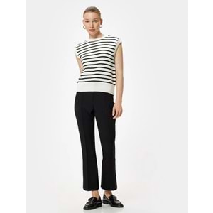 Kısa İspanyol Paça Pantolon - 5WAK40024PW - 42 - ST00007415-417723