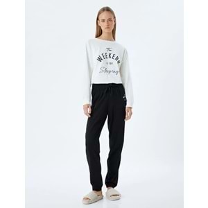 Pijama Takımı Baskılı Uzun Kollu - 5WLK40063MK - XS - ST00007480-418192