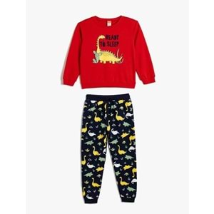 Erkek Bebek Pamuklu Pijama Takımı 5WMB10024TK