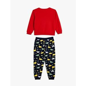 Erkek Bebek Pamuklu Pijama Takımı 5WMB10024TK