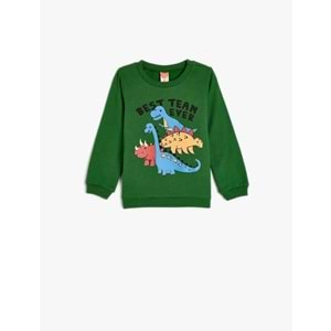 Erkek Bebek Dinozorlu Sweat 5WMB10144TK