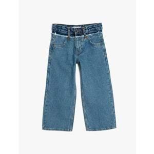 Kız Çocuk Kot Pantolon - KOTON - 5WKG40054AD - 9-10 YAŞ