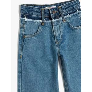 Kız Çocuk Kot Pantolon - KOTON - 5WKG40054AD - 9-10 YAŞ