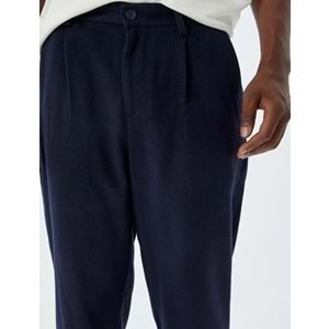 Chino Pantolon Cep Detaylı Viskon Karışımlı - KOTON - 5WAM40025HW - LACİVERT - 40