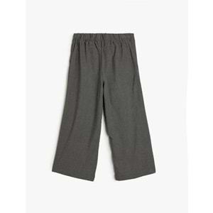 Kız Çocuk Geniş Paça Pantolon Beli Lastikli - KOTON - 5WKG40026AW - 5-6 YAŞ