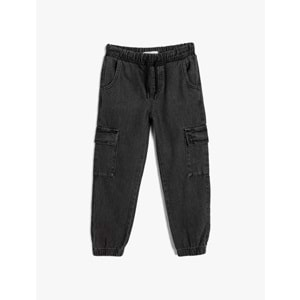 Erkek Çocuk Çocuk Jogger Kot Pantolon 5WKB40009TD