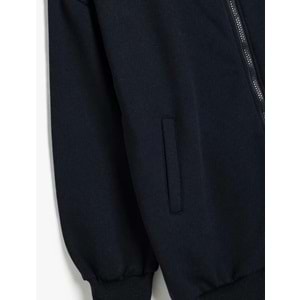 Kız Çocuk Okul Sweatshirt Uzun Kollu - KOTON - 5WKG10393AK - LACİVERT - 6-7 YAŞ