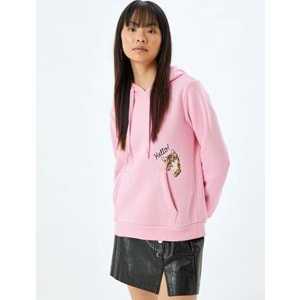 Kapüşonlu Oversize Sweatshirt 5WAL10207IK