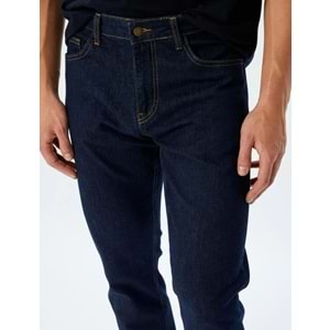 Slim Fit Kot Pantolon - Brad Jean - KOTON - 5WAM40112ID - KOYU İNDİGO - 32/30