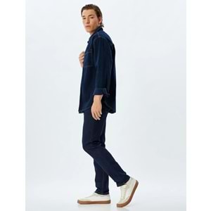 Slim Fit Kot Pantolon - Brad Jean - KOTON - 5WAM40112ID - KOYU İNDİGO - 32/30