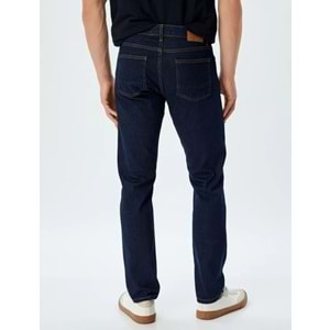 Slim Fit Kot Pantolon - Brad Jean - KOTON - 5WAM40112ID - KOYU İNDİGO - 32/30