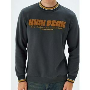 Bisiklet Yaka Sweatshirt Kolej Nakışlı 5WAM70003MK