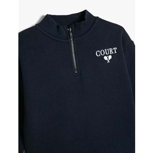 Erkek Çocuk Giyim Sweatshirt - KOTON - 5WKB10401TK - LACİVERT - 7-8 YAŞ