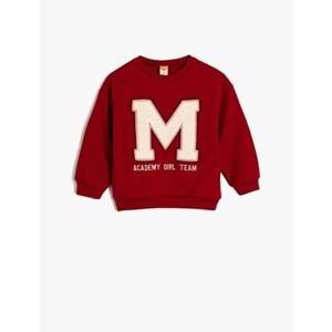 Kız Bebek Sweatshirt Uzun Kollu Bisiklet Yaka 5WMG10130AK