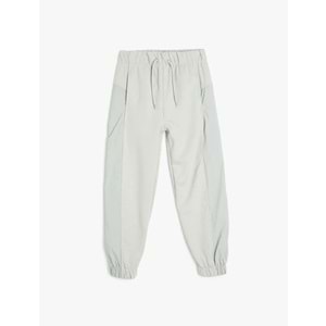 Kız Çocuk Jogger Eşofman Altı - KOTON - 5WKG40009AK - GRİ - 5-6 YAŞ
