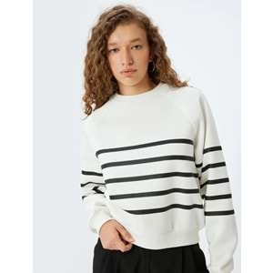 Bisiklet Yaka Sweatshirt 5WAL10190IK