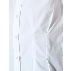 Kadın Giyim Poplin Gömlek Önden Çift Pens Detaylı Pamuklu 5WAK60157UW - KOTON - 5WAK60157UW - BEYAZ - 36