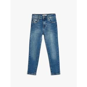 Erkek Çocuk Dar Paça Kot Pantolon - Skinny Jean 5WKB40026TD