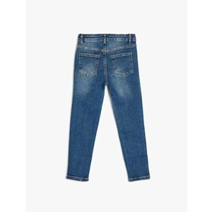 Erkek Çocuk Dar Paça Kot Pantolon - Skinny Jean 5WKB40026TD