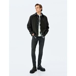 Slim Fit Jean Pantolon - Brad Jean - KOTON - SİYAH - 34/30