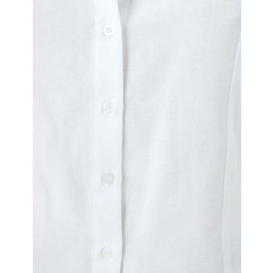 Uzun Kollu Klasik Yaka Poplin Gömlek 5SAK60050UW