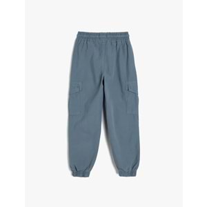 Erkek Çocuk Jogger Kargo Pantolon 5SKB40060TW - KOTON - ALTIN DESENLİ - 5-6 YAŞ