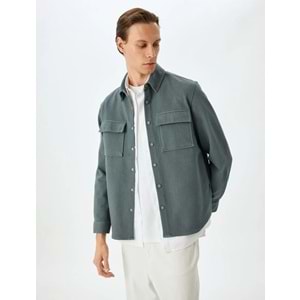 Uzun Kollu Gömlek Ceket 5SKT30003HW