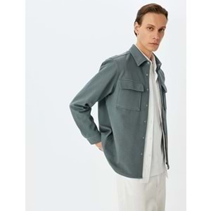 Uzun Kollu Gömlek Ceket 5SKT30003HW