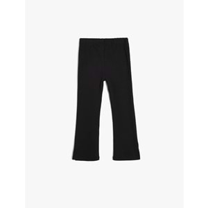 Kız Bebek İspanyol Paça Tayt Tek Cepli Yırtmaç Detaylı 5SMG40009AK