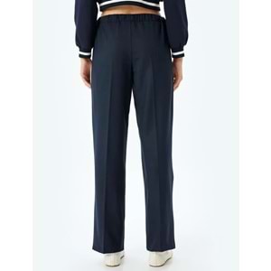 Yanları Şerit Detaylı Düz Paça Eşofman Pantolon 5SAK40246PW