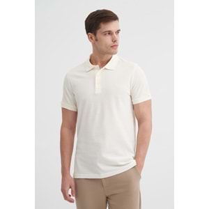 CAZ 4613 POLO PİKE T-SHIRT - CAZADOR - EKRU - L