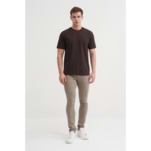 CAZ 4627 BIS YK T-SHIRT - CAZADOR - KAHVERENGİ - XL