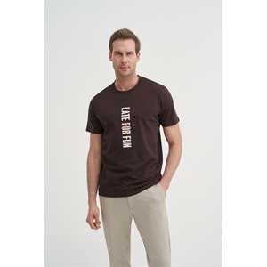 CAZ 4156 BIS YK T-SHIRT - CAZADOR - KAHVE - L