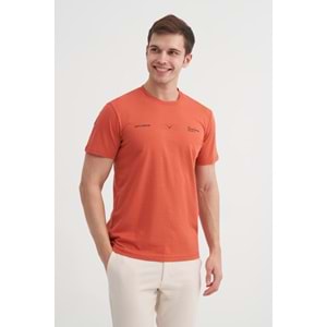 CAZ 4161 BIS YK T-SHIRT - CAZADOR - KİREMİT - M